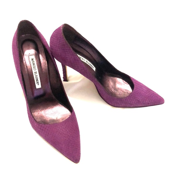 Manolo Blahnik bb heels. 8.5 - Picture 1 of 4